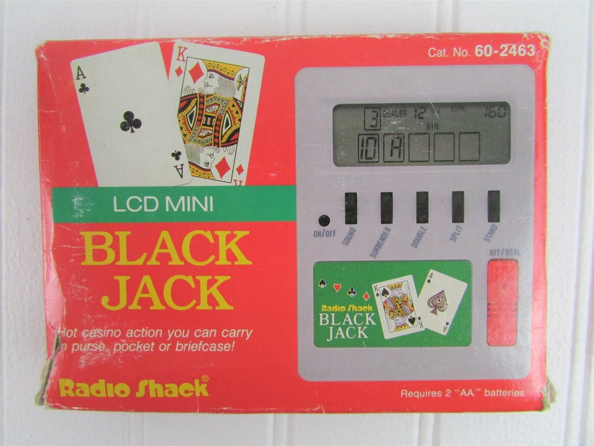 Vintage Radio Shack Black Jack Game #60-2463 With Box & Manual