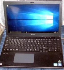 Sony Vaio SVS151A12N Operation Confirmed Core i5 2.60GHz Memory 4GB SSD 120GB