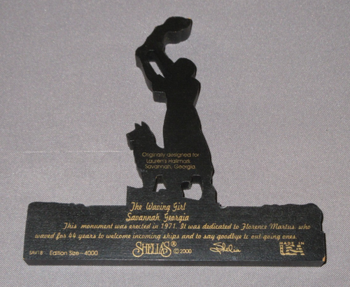 Menge 6 Sheilas Holz Regal Sitzer Savannah Georgia winkendes Mädchen Asendorf Haus - Bild 10 von 14