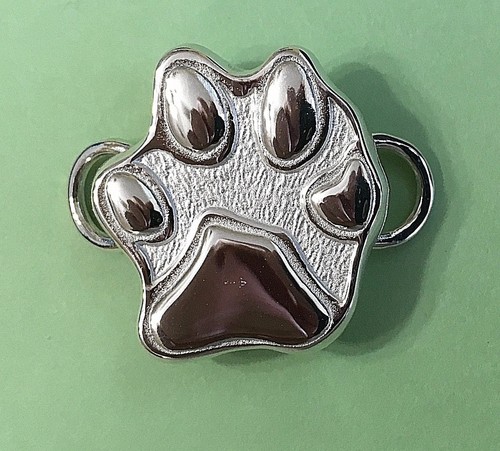 Paw Print Clasp Sterling Silver 925 Made in USA use w Convertible bracelet New - Picture 2 of 4