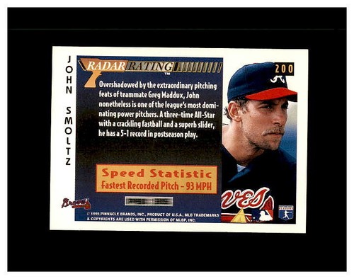 JOHN SMOLTZ YOU PICK SEE SCANS OF EVERY CARD - Picture 61 of 379