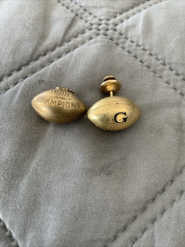 Vintage 1962 “G” Football Champions Pendant & Tie Pin - Picture 2 of 4