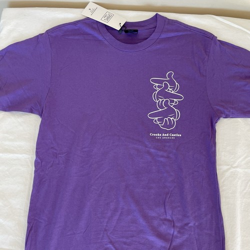 Crooks & Castles Mens Mini Airgun Logo Bundle Tee - Picture 3 of 18