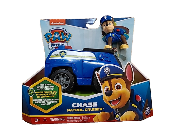 Paw Patrol Chase Patrol Cruiser Basic Fahrzeug Spin Master Spielfigur Rescue Neu-image
