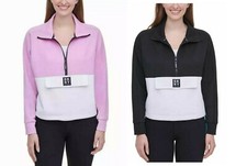DKNY Ladies' 1/2 Zip Pullover