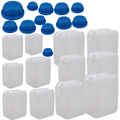3 X 10 Liter 10 L Trinkwasserkanister Kunststoffkanister Natur