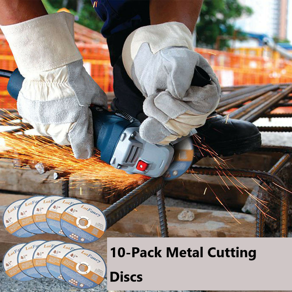 10 Pack 4.5 Cut Off Wheels 41/2 x .045 x 7/8 Cutting Disc Metal