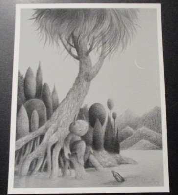 DAN MAY Giclee Print MIDNIGHT ARRIVAL Gentle Creatures 8X10'' poster art