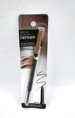 L'oreal Brow Stylist Definer Ultra-Fine Tip Shaping Pencil, Light Blonde #385.