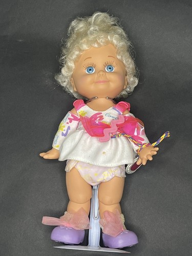 "Muñeca de cabello rubio vintage Baby Face, So Sweet Sandi, Galoob 1990 cara de 13"" #1" - Imagen 10 de 12