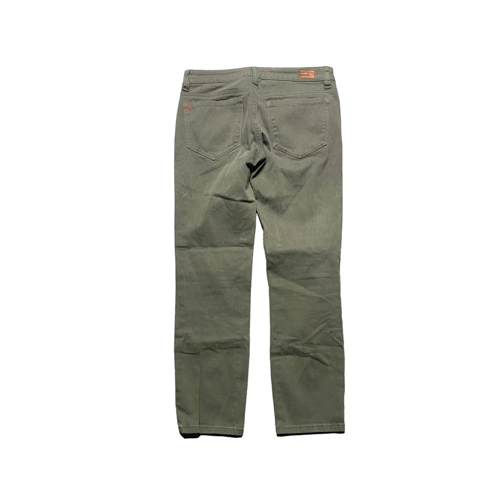Pantalones chinos BDG Grazer Cigarette para mujer talla 27 verde tiro bajo sarga Foto 2 de 4