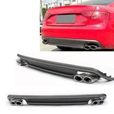 S5 Optik ABS Diffusor Passend für AUDI A5 Coupe Sportback Cabrio 2012-16 mit Dop