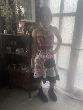 Ladies Vintage Bay Strapless Prom Style Dress Size 1O