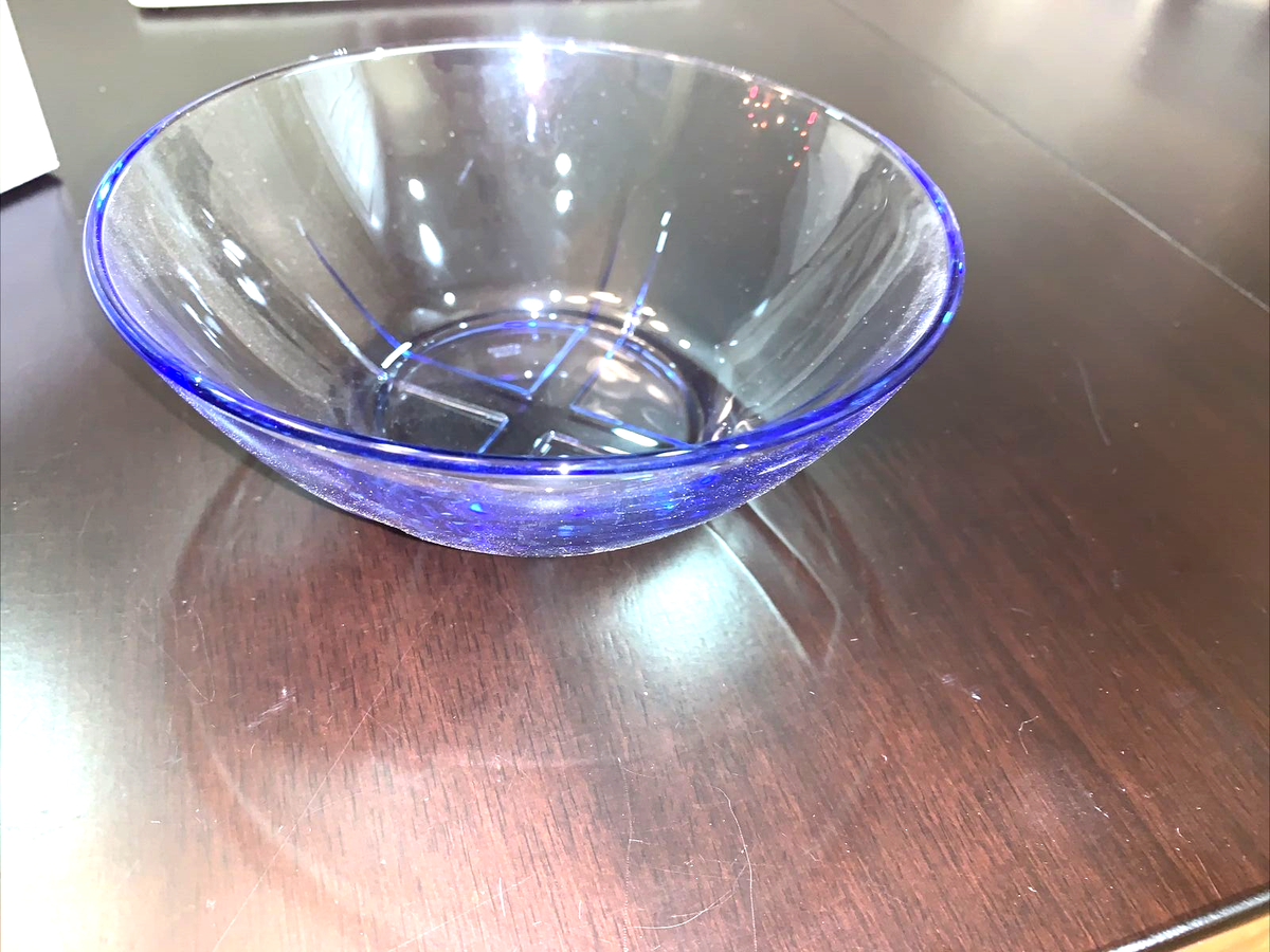 New Kosta Boda Bruk Small Water Blue Bowl, 60 Cl, Sweden. Well
