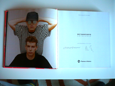 Pet Shop Boys Catalogue Signed Autograph Neil & Chris H/B Book UK