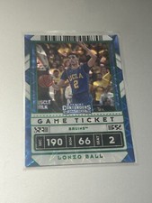 2020-21 Contenders Draft Picks Variation Game Ticket Green Explosion Lonzo Ball