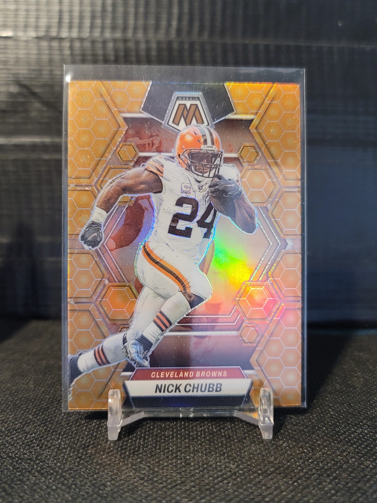 2023 Mosaic Nick Chubb Honeycomb Prizm #49 Cleveland Browns