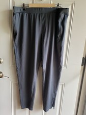 2 Pairs Mondetta Womens XXL Slim Leg Elastic Waist Stretch Ankle Grey Pants EUC