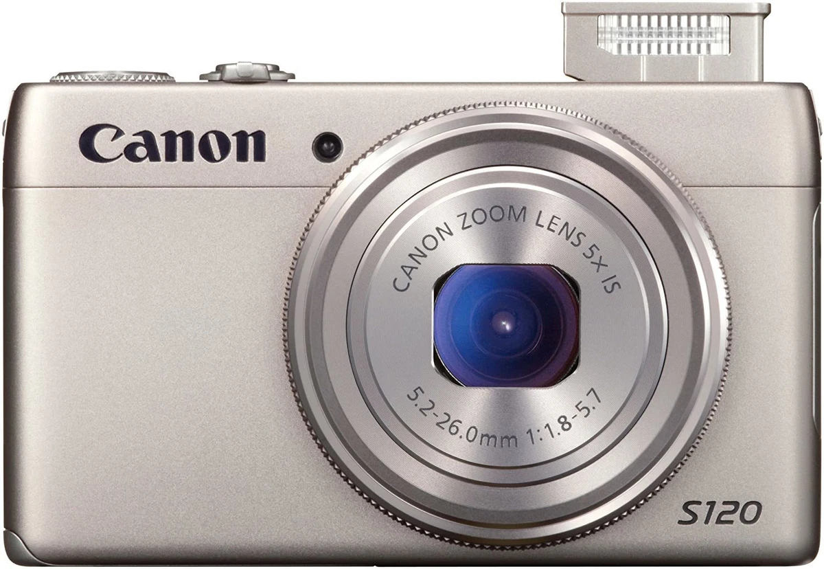 Canon PowerShot S120 Digital Camera w/12.1 MP W/ Battery & Charger
