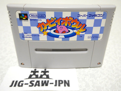 Nintendo Kirby Bowl Super Famicom SFC SNEC Retro game Tested from Japan