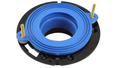 GEORGLASKO_8 Wax Free Toilet Seal Bowl Gasket Fit Any Drain Secure Universal Gasket Stackable