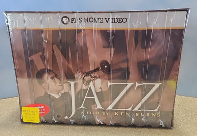 Vtg 2001 ''Jazz'' A Film by Ken Burns VHS 10 Tape Set PBS Documentary