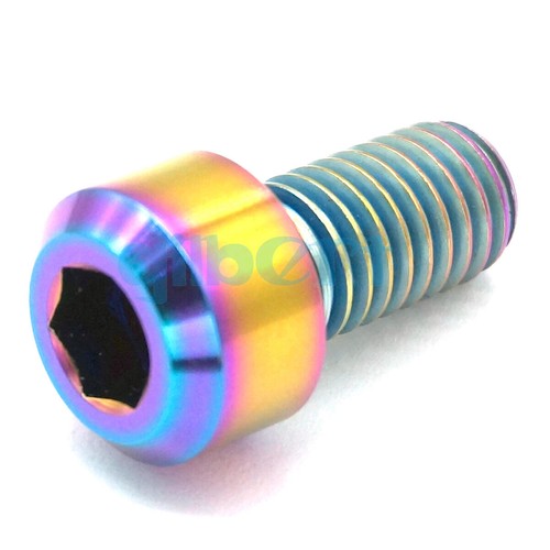 4PCS M8x1.25 15mm To 55mm GR5 Titanium Hex Socket Cap Head Bolts For Motorcycle - Picture 23 of 34