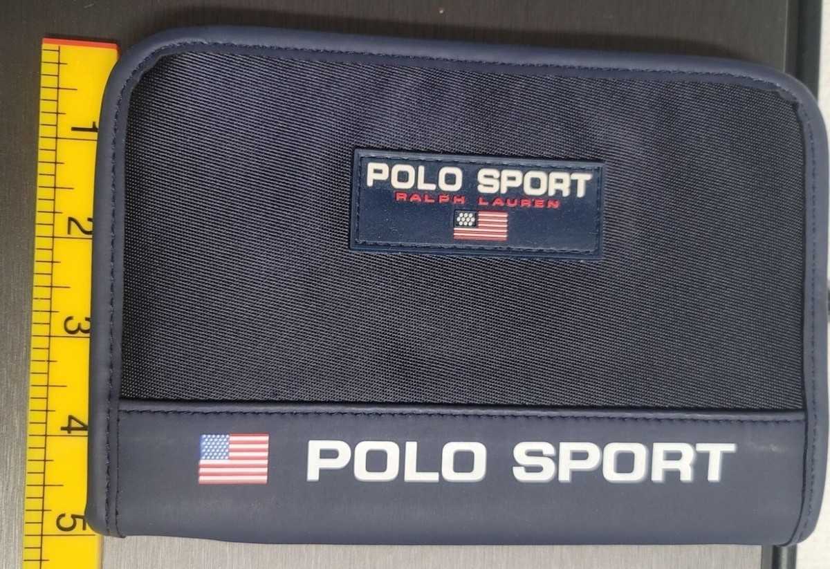 POLO SPORT ポロスポーツ コインケース ネイビー 2個セット 90s ポロスポーツ ラルフローレン ハンドバッグ