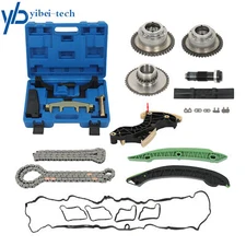 Timing Chain Pair VVT Gear For Mercedes Benz SLK250 C250 1.8L Gasket Tool Set