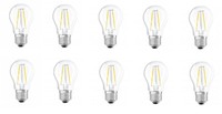 10X Neolux Led Filament GlüHlampe E27 Warmweiß 4W=40W Eek: F (Spektrum A Bis G)