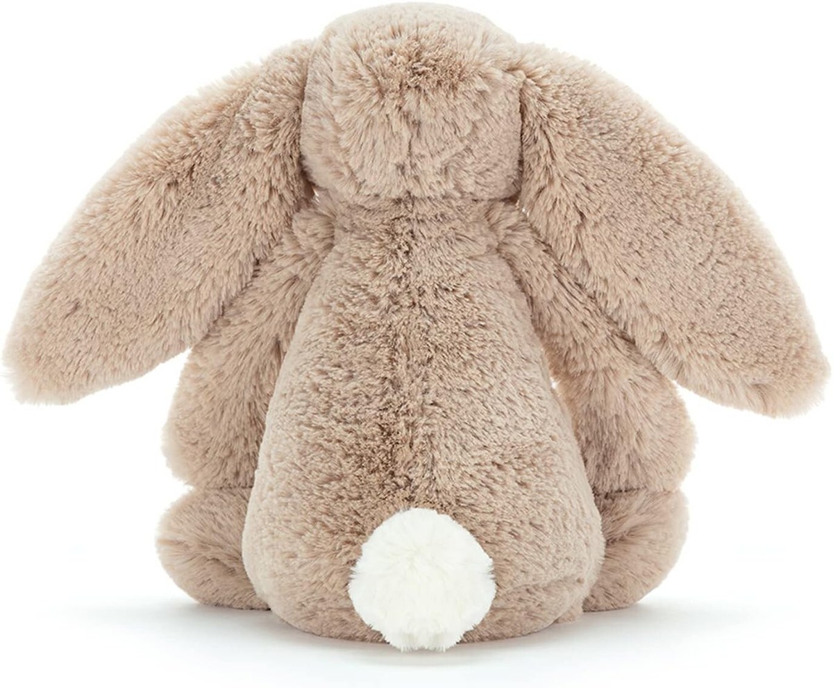 Bashful Beige Bunny Stuffed Animal, Medium 12 inches