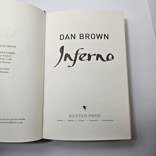 Dan Brown H/C Lot, all 1st Editions/1st Print, Origin, Inferno, Lost Symbol - Picture 7 of 12