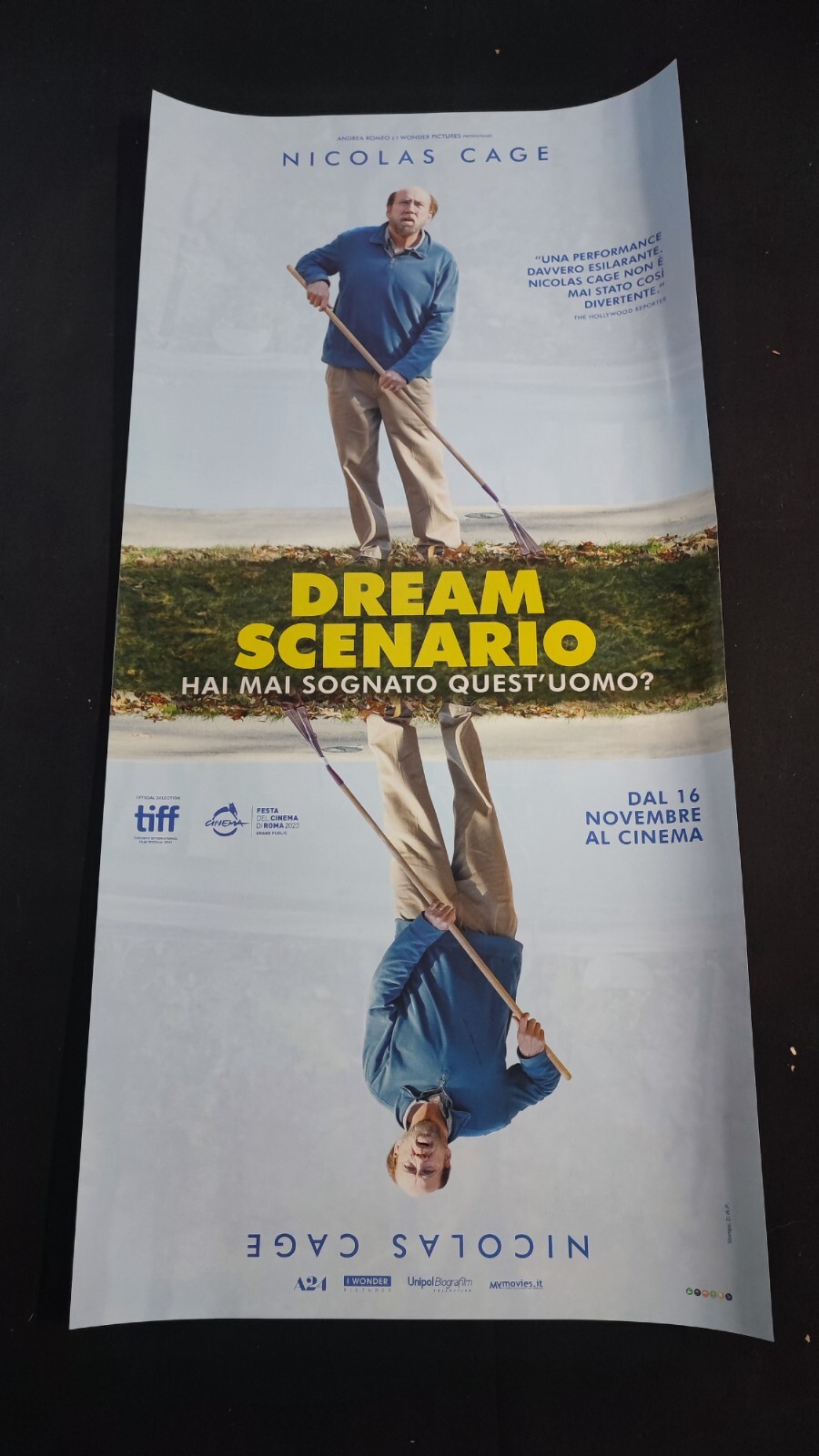 Locandina originale film Dream Scenario - Hai mai sognato quest'uomo? (2023) - Regia di Kristoffer Borgli