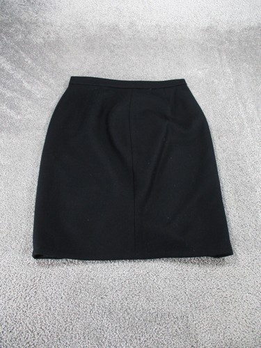 J. Crew Pencil Skirt Womens 6 Petite Teal Black Wool Zip Front - Picture 8 of 8