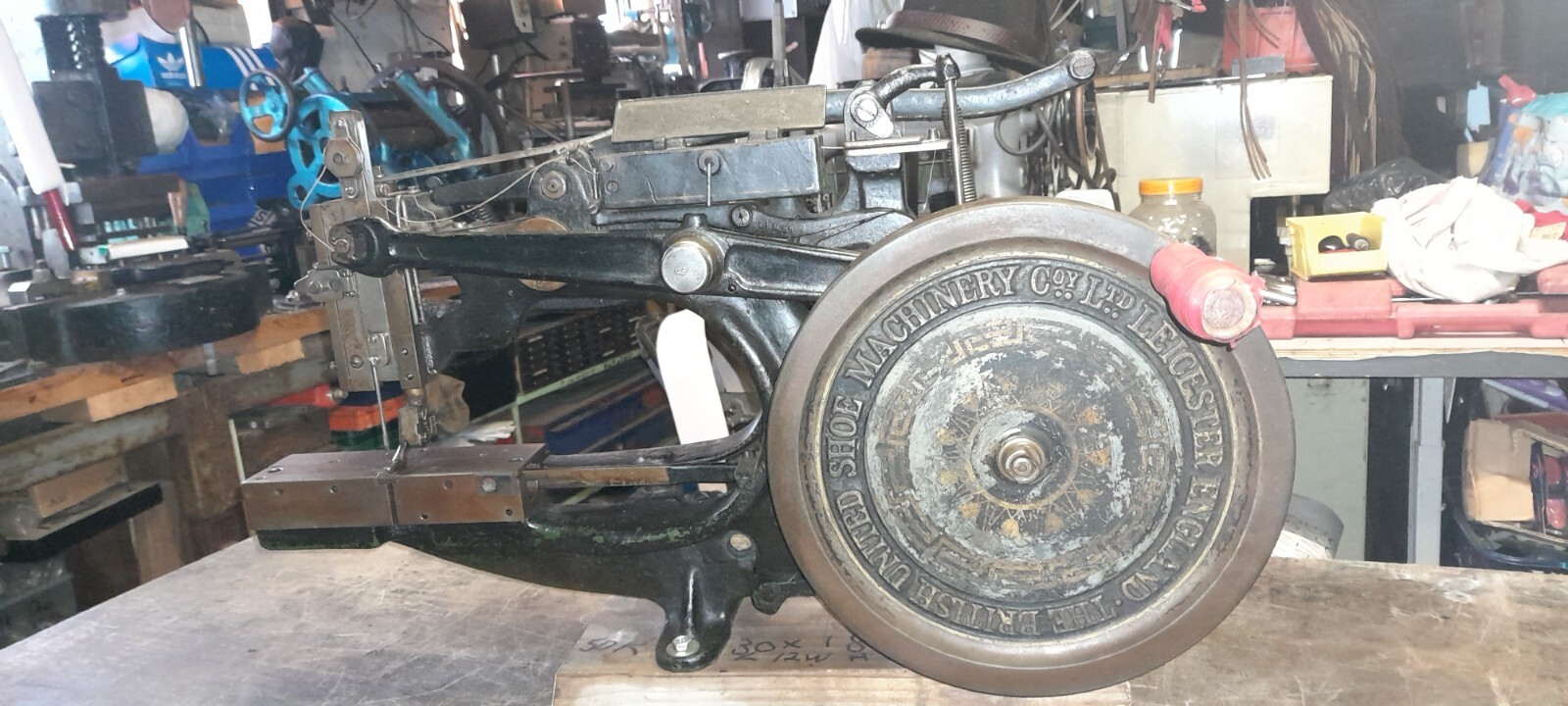 Pearson No 6 British United Harness Leather Stitcher Sewing Machine inc