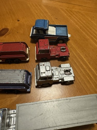 Lot Of 9 Tootsie Trucks Trailer Land Rover Suv Metal Diecast Vintage Pressed - Imagen 10 de 13