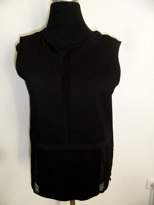 Tigha great boxy top with cut-outs black size S top 1021