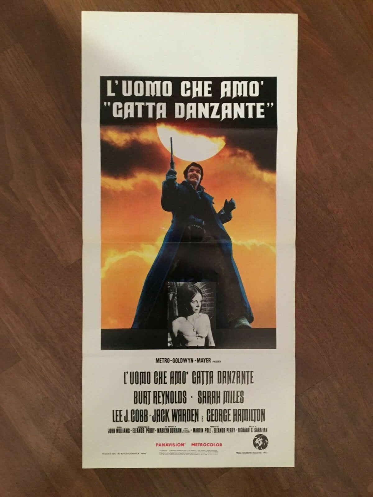 Locandina originale film L'uomo che amò Gatta Danzante (1974) - Regia di Richard C. Sarafian
