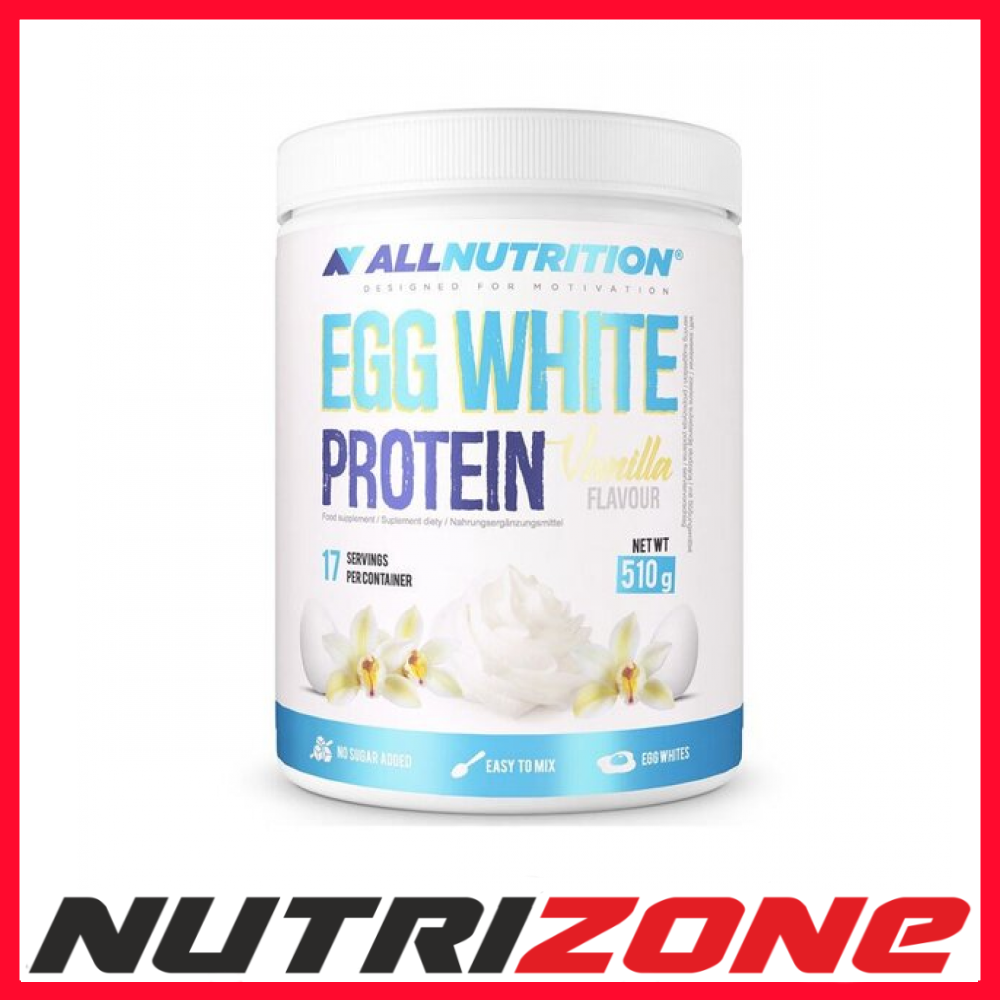 Allnutrition Egg White Protein, Vanilla - 510 grams
