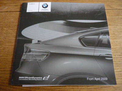 Bmw X6 Price List Brochure April 2009 Ebay
