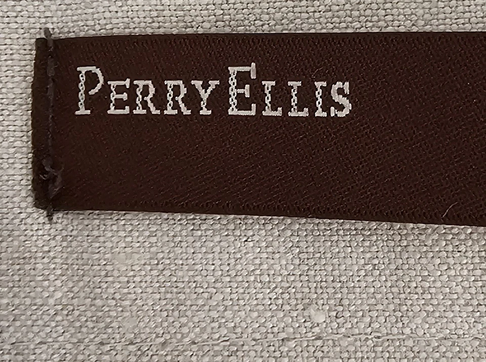 Perry Ellis Mens Shorts Size 36 Knee Length Linen NEW - Image 2 of 4