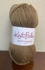 Yarn Knit Picks Stroll Fingering - Color Light Brown 25609 - Cork