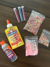 Slime Making Kit: COLOR CHANGING with Confetti, Glitter  Gems