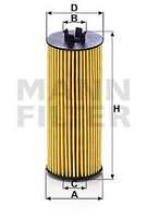 Mann-Filter HU 6009 Z ÖLfilter FÜR Chrysler Dodge Fiat Jeep Lancia VW