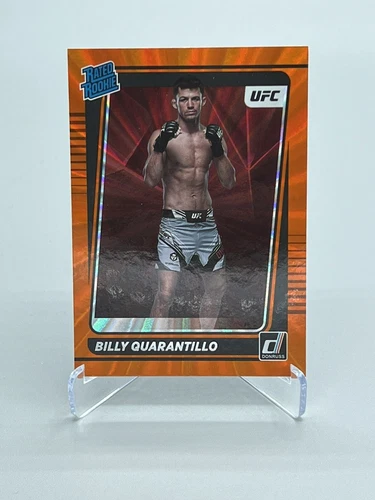 2022 Panini Donruss UFC Billy Quarantillo Orange Laser Rated Rookie #201