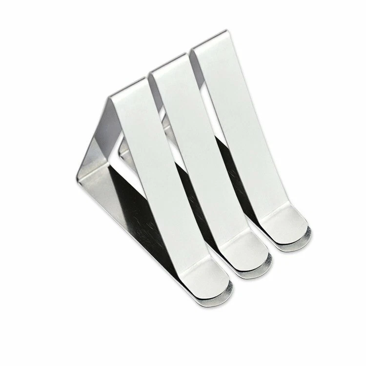 12PCS Stainless Steel Tablecloth Clips Desk Table Cloth Cover Clamp Holder Party - image 3 of 4