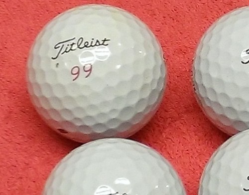 Single Titleist Pro V1X  Double Digits  , high numbers AAAAA used balls