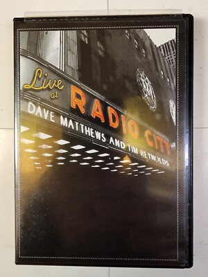 DAVE MATTHEWS AND TIM REYNOLDS - Live at Radio City (DVD, 2007, 2 DISK SET)
