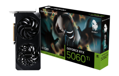 Gainward GeForce RTX 5060 Ti Ghost, 8GB, GDDR7, 128Bit, 7680x4320 Pixel, PCIE5.0