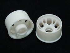 PN Racing Mini-Z MR015/MR02 White Rear Wheel Rim 0 Offset